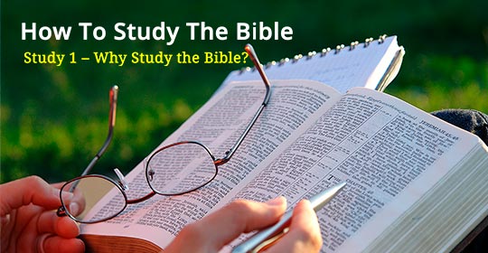 Why Study the Bible?