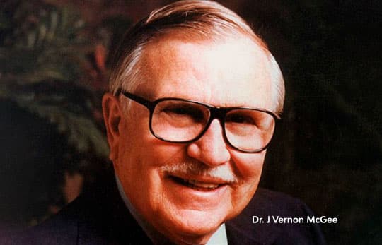 Dr J Vernon McGee