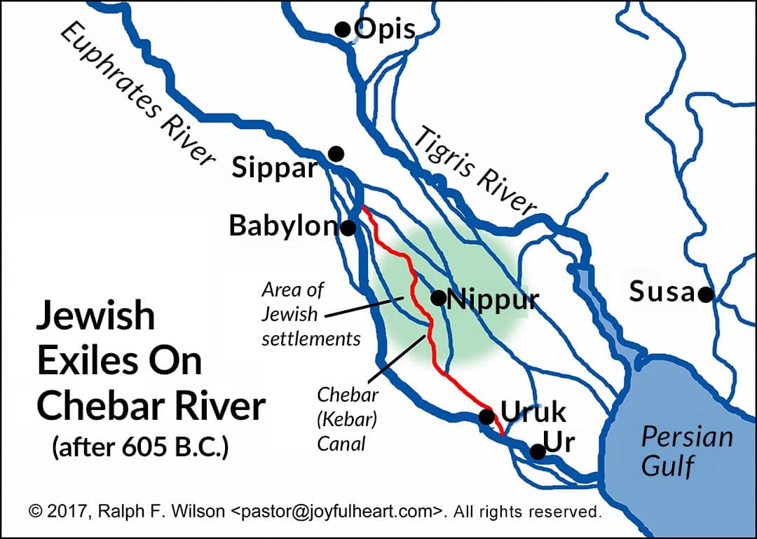 Map of the River Chebar