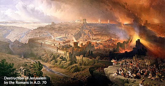 Destruction of Jerusalem by the Roman Army - A.D. 70