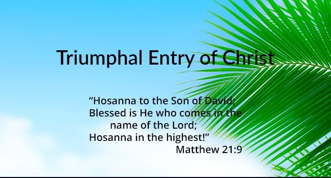 Triumphal Entry of Christ