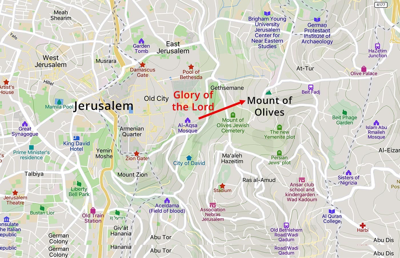 Jerusalem and the Mount of Olives