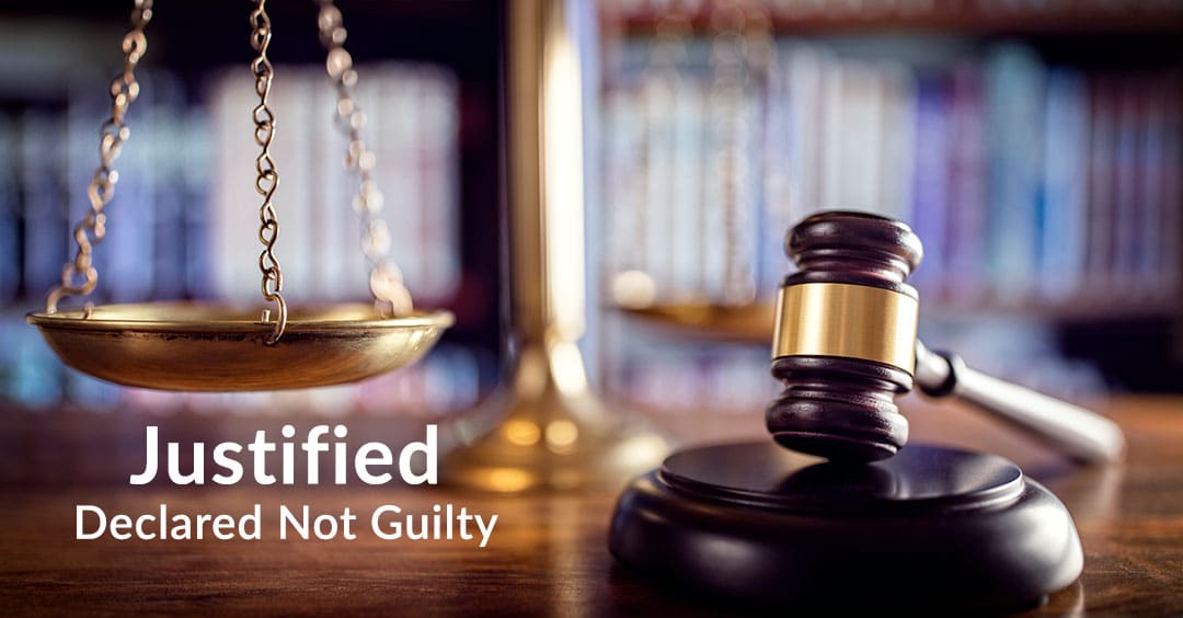 What does "I am justified in Christ" mean? NeverThirsty