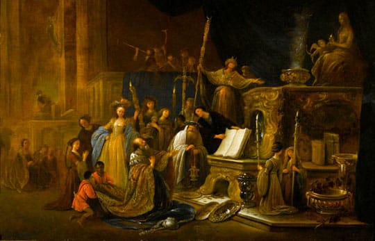 King Solomon Worships Idols