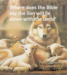 Wolf and Lamb – Isaiah 11:6