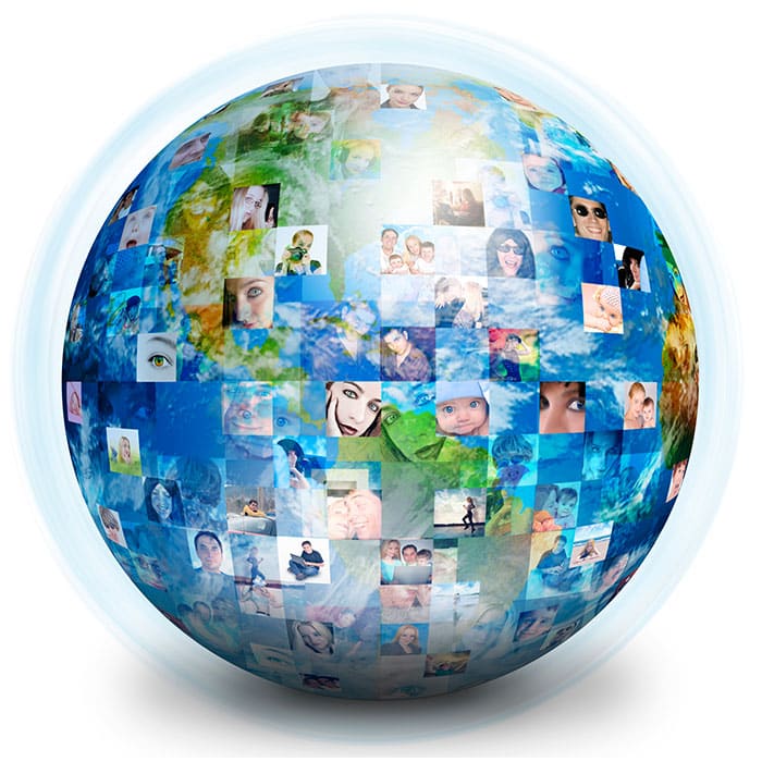 Earth Filled With People