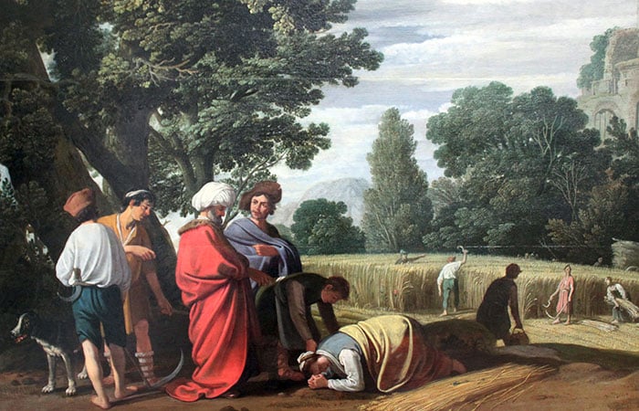 Ruth an Boaz In the Field of Barley
